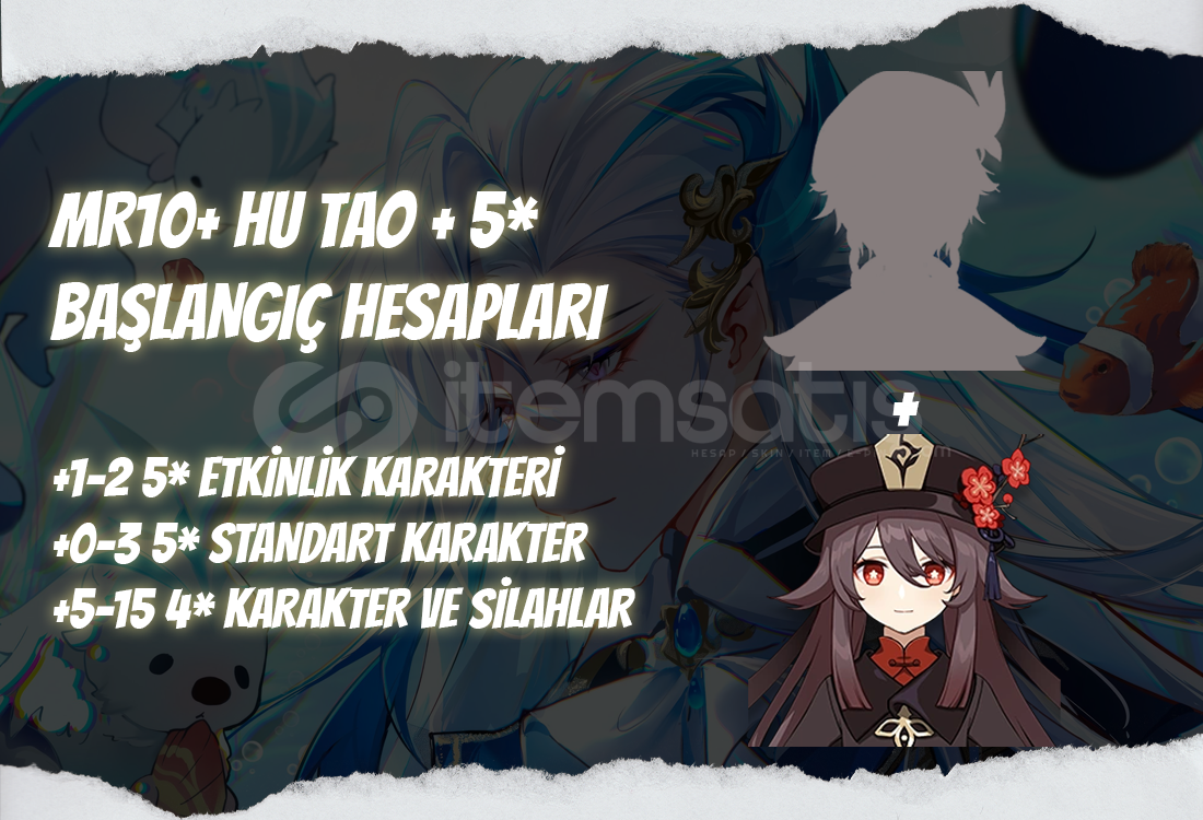 NA | MR10+ Hu Tao + 5* - Başlangıç Hesapları NA | MR10+ Hu Tao + 5* - Başlangıç Hesapları