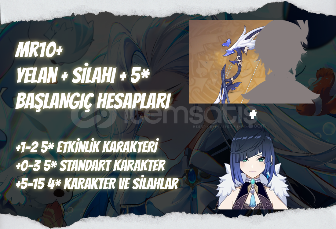 NA | MR10+ Yelan + Silahı + 5* - Başlangıç NA | MR10+ Yelan + Silahı + 5* - Başlangıç