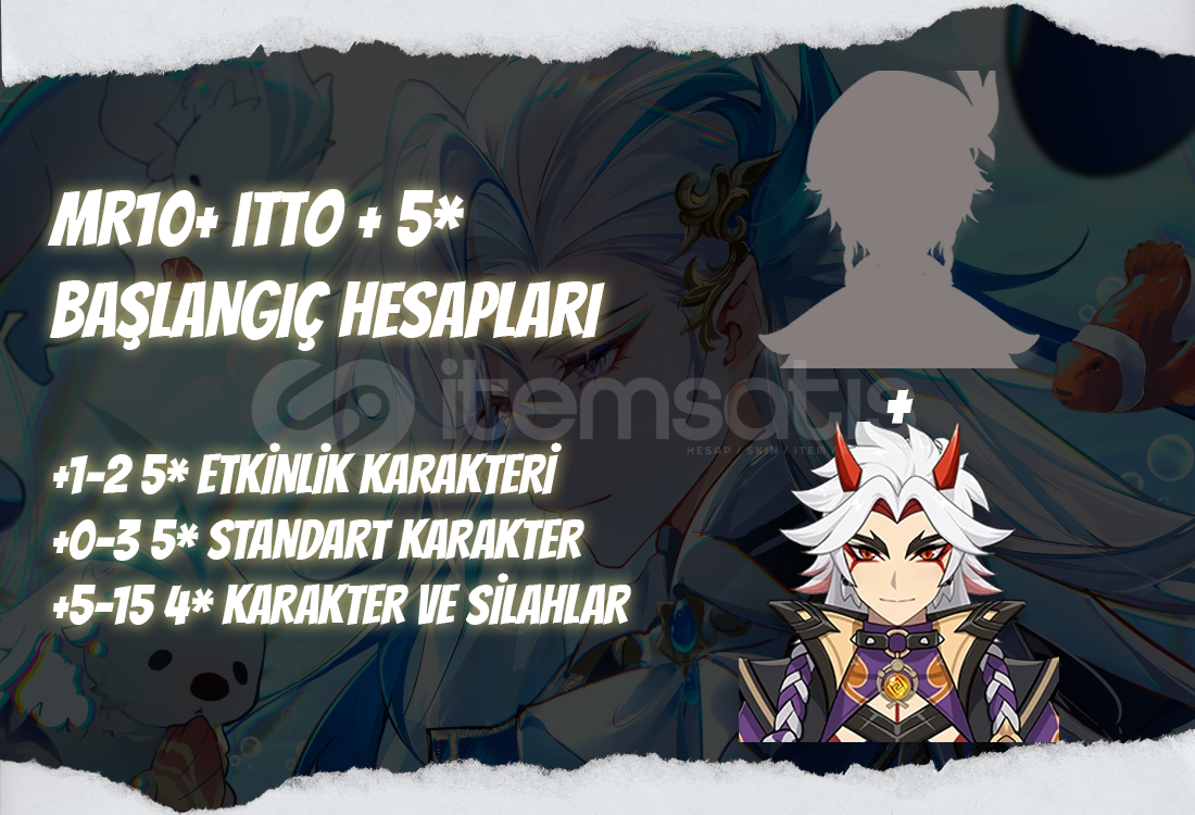 NA | MR10+ Itto + 5* - Başlangıç Hesapları NA | MR10+ Itto + 5* - Başlangıç Hesapları