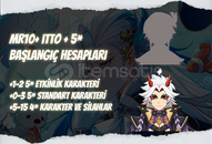 NA | MR10+ Itto + 5* - Başlangıç Hesapları NA | MR10+ Itto + 5* - Başlangıç Hesapları