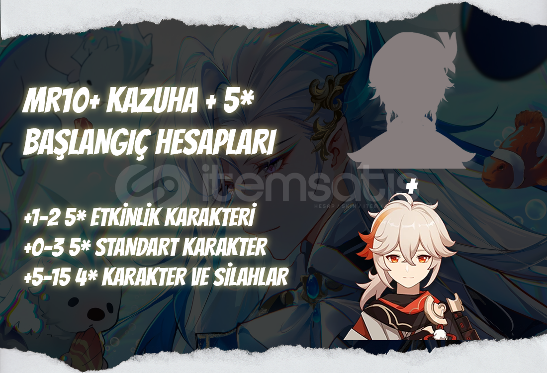 NA | MR10+ Kazuha + 5* - Başlangıç Hesapları NA | MR10+ Kazuha + 5* - Başlangıç Hesapları