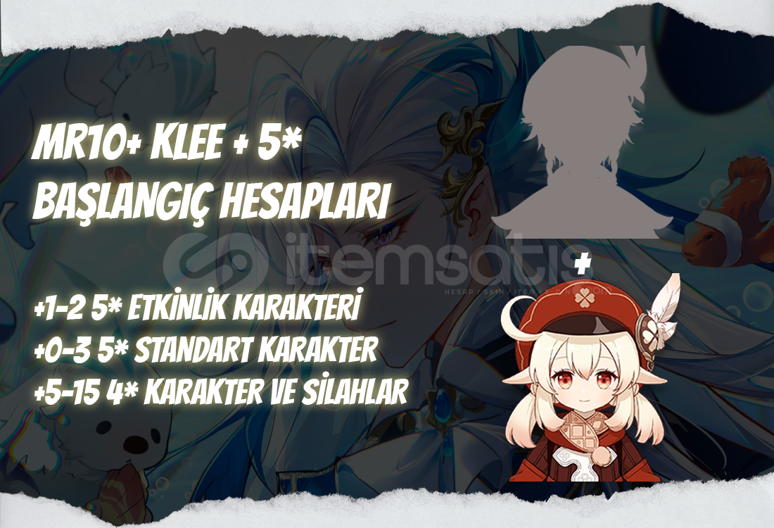 NA | MR10+ Klee + 5* - Başlangıç Hesapları NA | MR10+ Klee + 5* - Başlangıç Hesapları