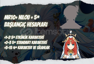 NA | MR10+ Nilou + 5* - Başlangıç Hesapları NA | MR10+ Nilou + 5* - Başlangıç Hesapları