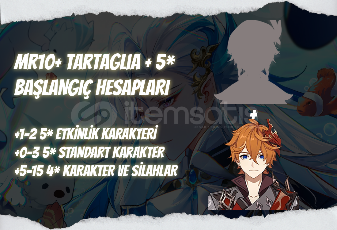 NA | MR10+ Tartaglia + 5* - Başlangıç Hesapları NA | MR10+ Tartaglia + 5* - Başlangıç Hesapları