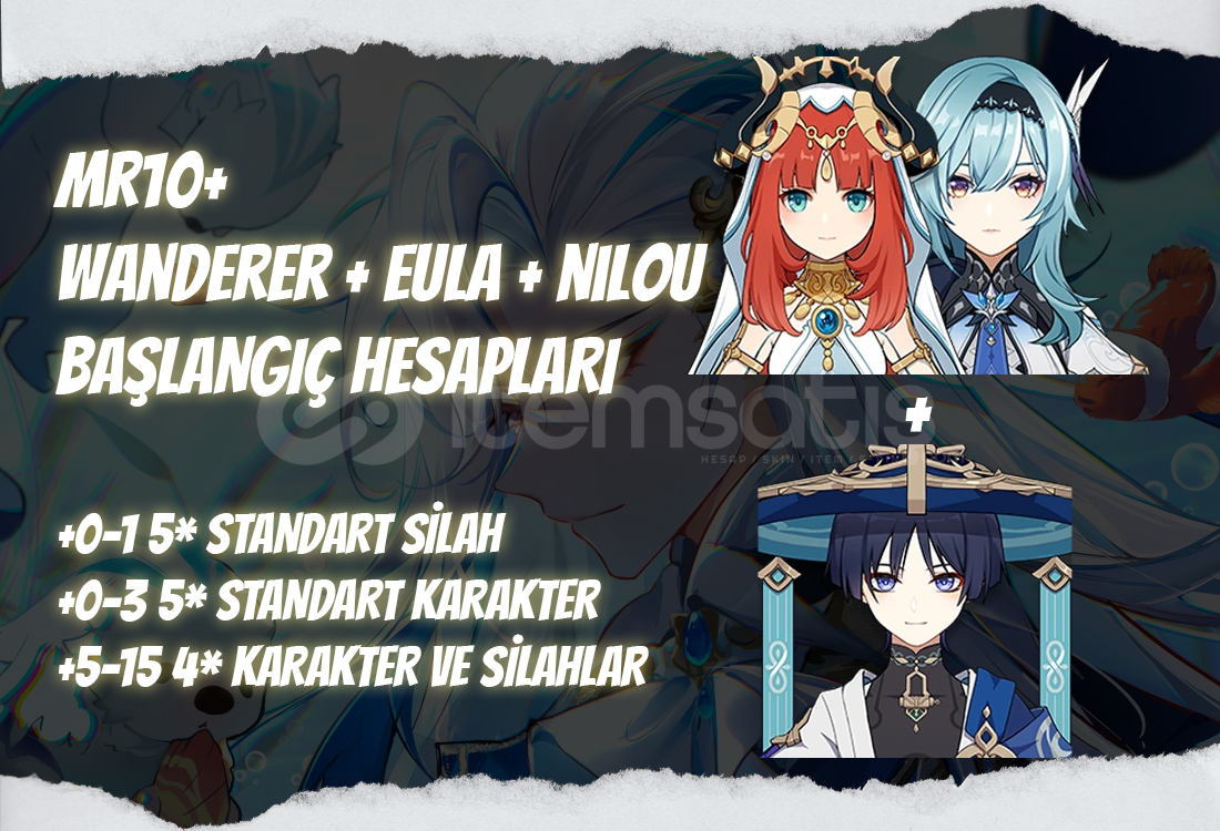 NA | MR10+ Wanderer + Eula + Nilou NA | MR10+ Wanderer + Eula + Nilou