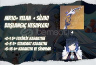 NA | MR10+ Yelan + Silahı - Başlangıç Hesapları NA | MR10+ Yelan + Silahı - Başlangıç Hesapları