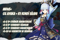 AS | MR45+ C6 Ayaka + R1 Kendi Silahı