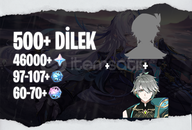 NA | MR50+ Alhaitham + 5* ve 46000 Köken