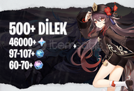 NA | MR50+ Hu Tao ve 46000+ Köken 97/60