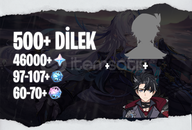 NA | MR50+ Wriothesley + 5* ve 46000 Köken