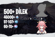 NA | MR50+ Yae Miko + 5* ve 46000 Köken