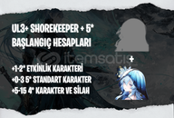 NA | UL3+ Shorekeeper + Seçtiğiniz 5* Karakter