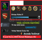 NADIR 5 MADALYA / 617 SAAT / PRİME / FACEİT