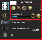 10K OYUN 6 MADALYA / 923 SAAT / PRİME / FACEİT