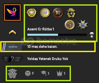 NADİR ! FACEİT ! 6 MADALYA 306 WİN 607 SAAT  NADİR ! FACEİT ! 6 MADALYA 306 WİN 607 SAAT