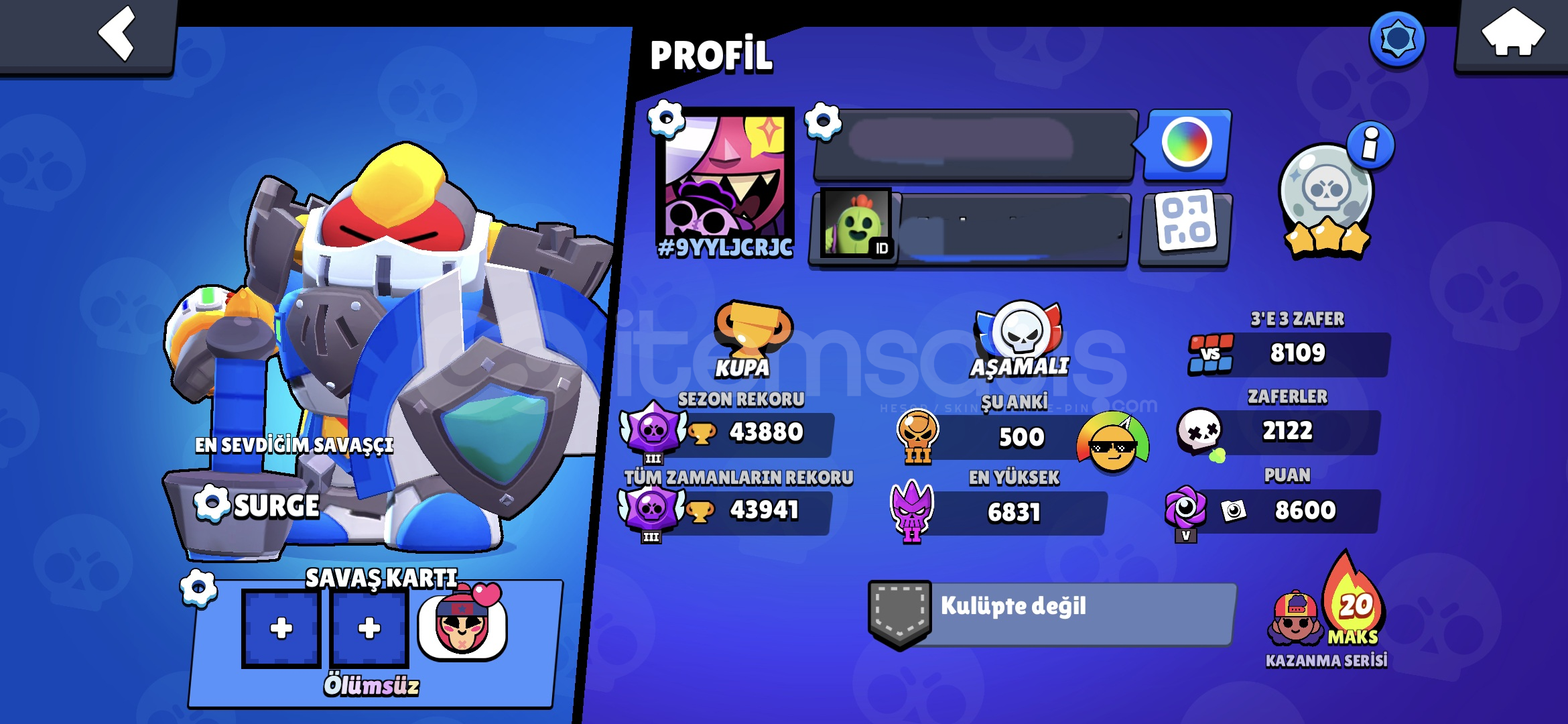 ⭐NADİR KOLEKSİYONLUK⭐300+ SKIN⭐16 PASS⭐DOPDOLU ⭐NADİR KOLEKSİYONLUK⭐300+ SKIN⭐16 PASS⭐DOPDOLU