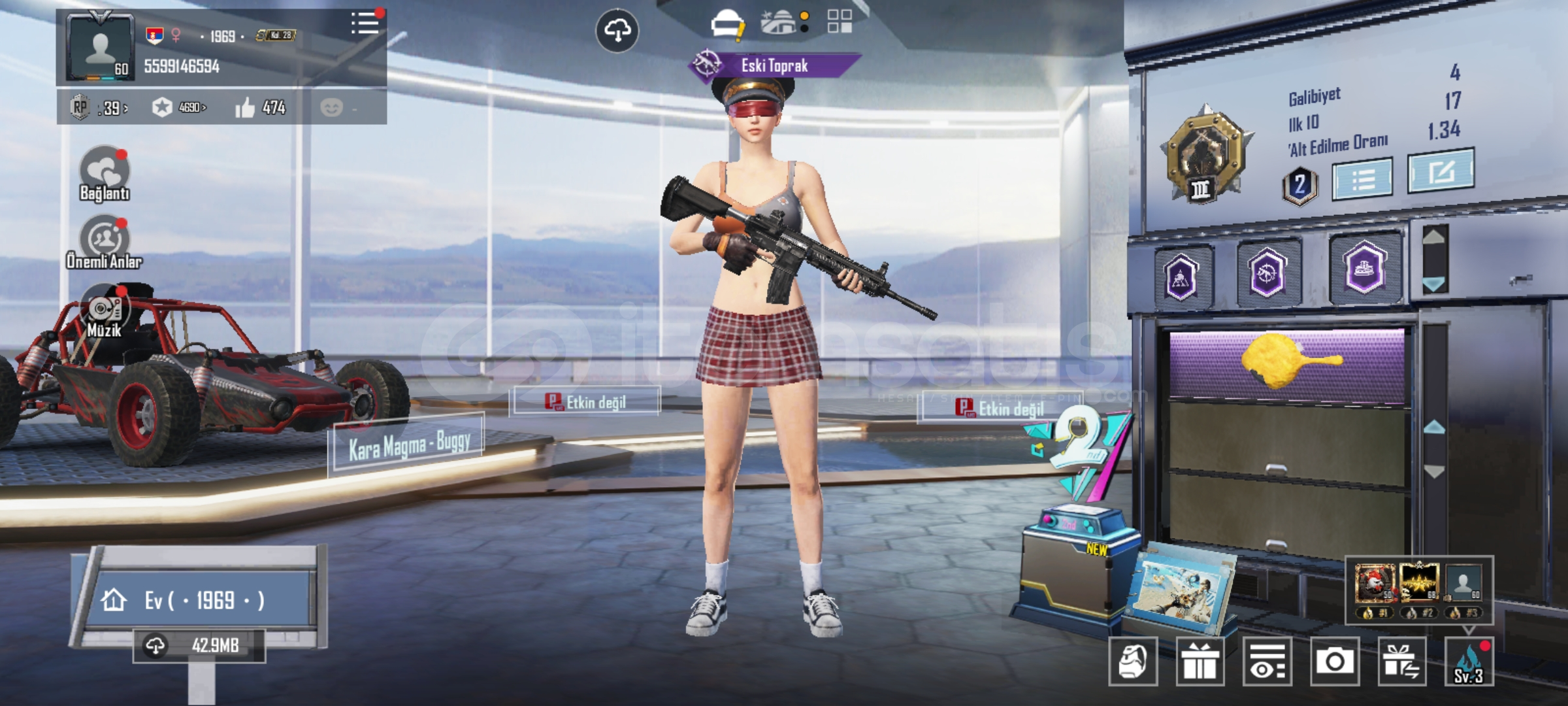 NADİR KOMBİNLİ 2. SEZON EMOJİLİ PUBG HESABI NADİR KOMBİNLİ 2. SEZON EMOJİLİ PUBG HESABI