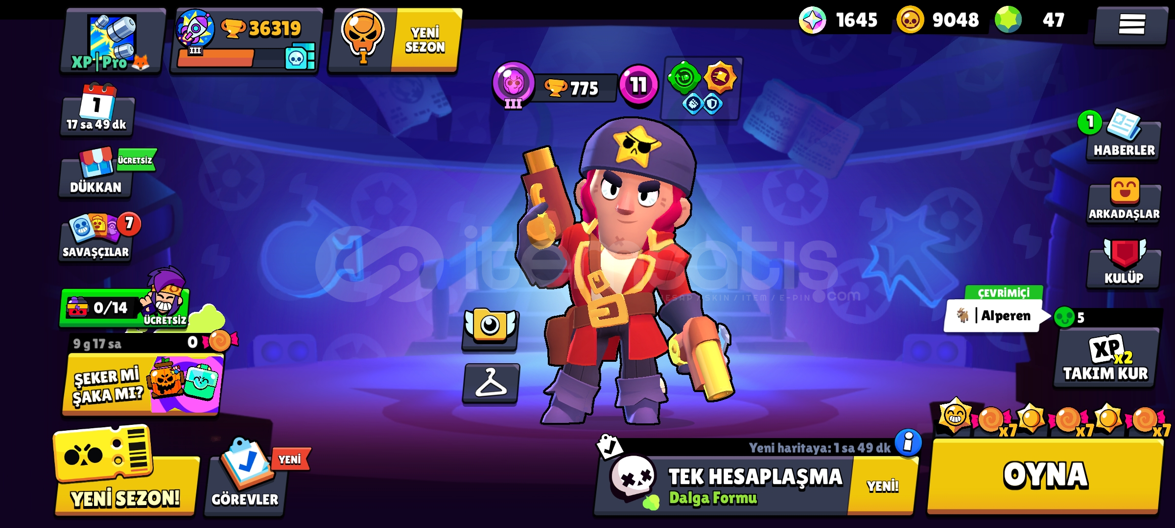 NADİR KOSTÜMLÜ BRAWL STARS HESABI KACMAZ ACİL SA NADİR KOSTÜMLÜ BRAWL STARS HESABI KACMAZ ACİL SA