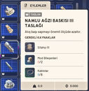 NAMLI AĞZI BASKISI 3 TASLAK - BLUEPRINT