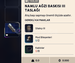 Namlu Ağız Baskısı 3 Taslağı