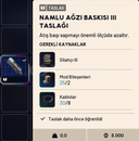 Namlu Ağız Baskısı 3 Taslak - Ucuz Gerçek Stok!
