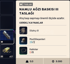 NAMLU AĞZI BASKISI III TASLAĞI