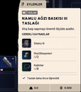 NAMLU AĞZI BASKISI 3 TASLAĞI 