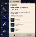 NAMLU AĞZI FRENİ 3 TASLAK - BLUEPRINT