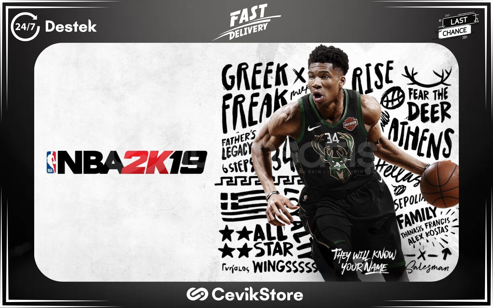 ⭐NBA 2K19 + Garanti⭐ ⭐NBA 2K19 + Garanti⭐