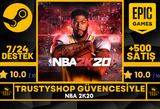 NBA 2K20 + Garanti 7/24 Destek