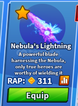 Nebula's Lightning / Blade balll