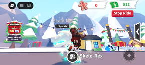 Neon Fly Ride skele REX (adopt me)