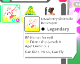 NEON FLY RİDE STARWBERY BAT DRAGON