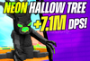 ⭐ NEON Hallowen Tree ⭐ +7.1M DPS