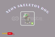 ⭐️ Neon Skeleton Dog ⭐️ [ EN UYGUN ] ⭐️
