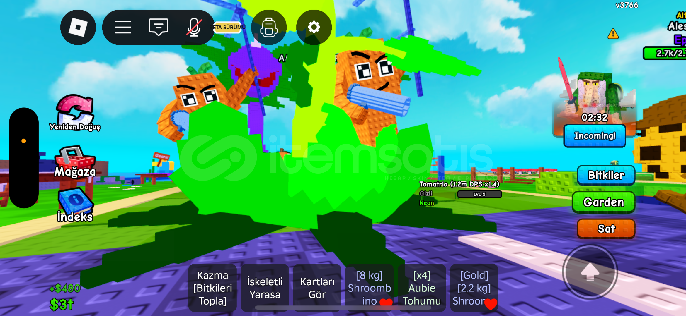 NEON TOMATRİO 1.2M DAMAGE NEON TOMATRİO 1.2M DAMAGE