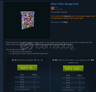 Neon Vibes Garage door