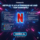 Netflix 12 Aylık Premium 4K UHD