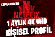 ⚡Netflix 4K UHD | 1 Aylık 4K UHD✅