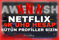 ⭐NETFLİX 4K UHD KİŞİSEL HESAP TED