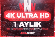 Netflix Kişiye Özel Profil + 4K HDR + 1 Aylık