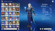Neuvillette C1R0 Kazuha C1R1 İçeren Hesap