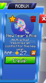 NEW YEAR'S AXE (EN UCUZ)