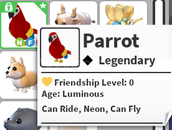 NFR Parrot (Hızlı Teslimat)