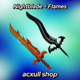 Nightblade + Flames | Mm2 en ucuz güvenilir 