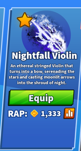 Nightfall Violin/Blade Ball (Emotu ile)