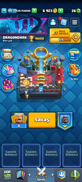 Nihai 9K Kupa CLASH ROYALE HESABI