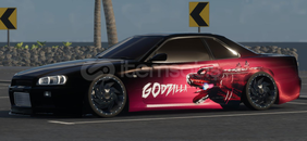 Nissan GT-R R34 – Godzilla Livery - Air - CPM2 Nissan GT-R R34 – Godzilla Livery - Air - CPM2