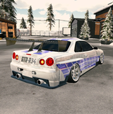 Nissan GTR R34 çizimli meşhur güzel 1695 hp