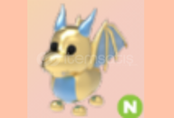 NO POT NEON GOLDEN DRAGON